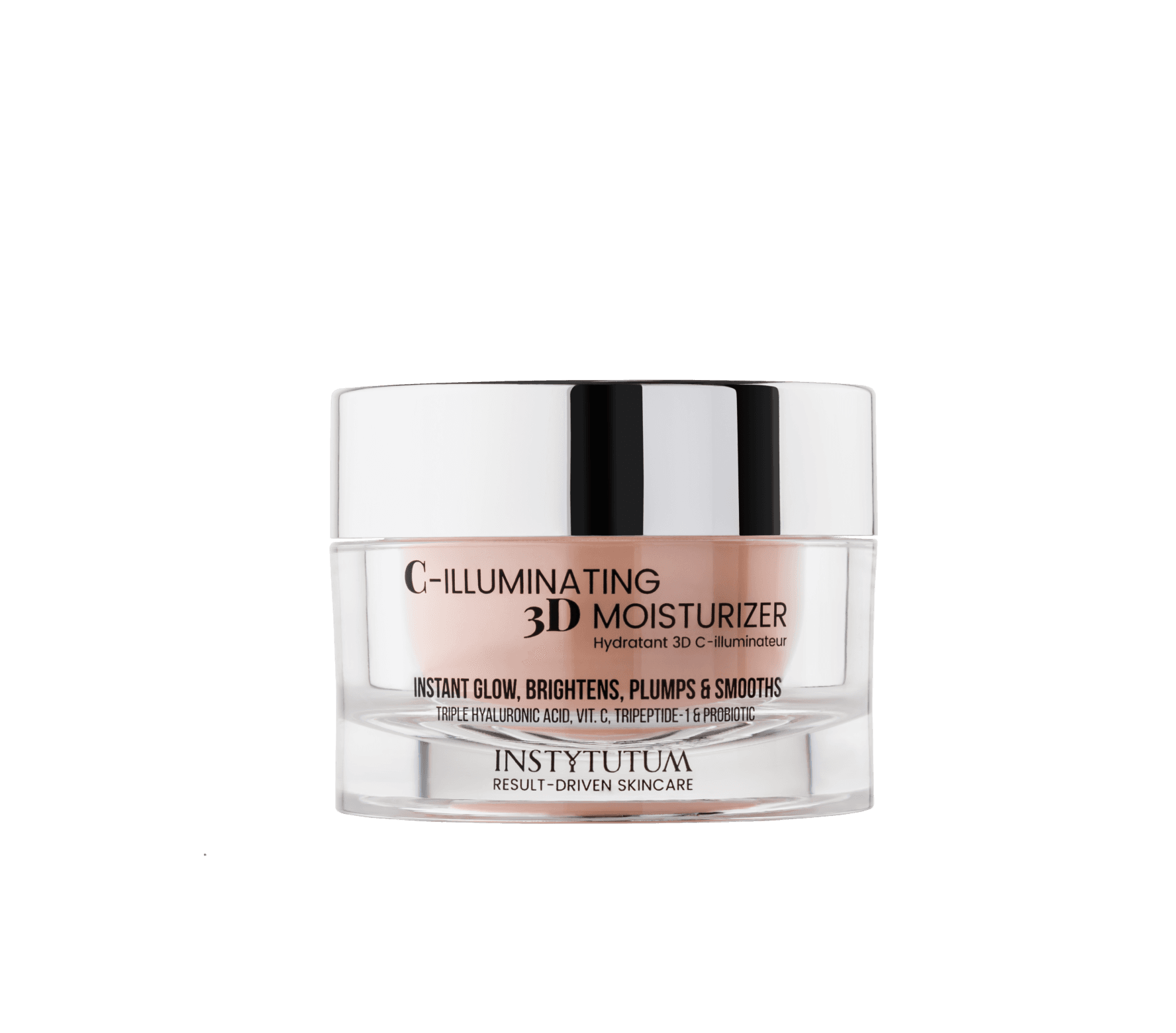 Cream with radiance effect